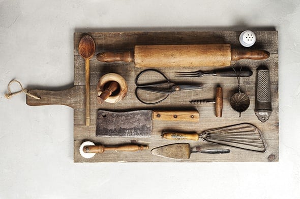 Tools of the trade from a bygone age