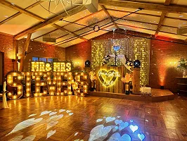 DJ setup and dance floor