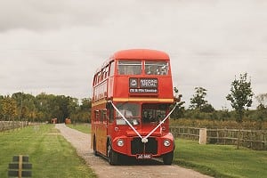 Red bus arrival