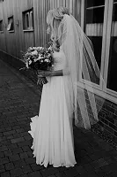 Bride and bouquet